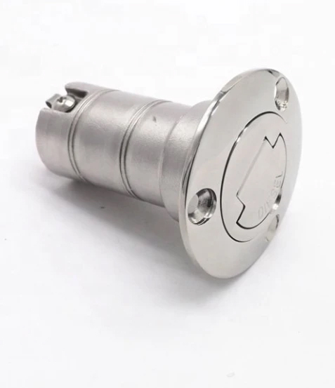  Marine Boat Deck Key Filler for Fuel/Diesel/Waste/Water/Gas 38mm & 50mm Stainless Steel 316 Boat Accessory