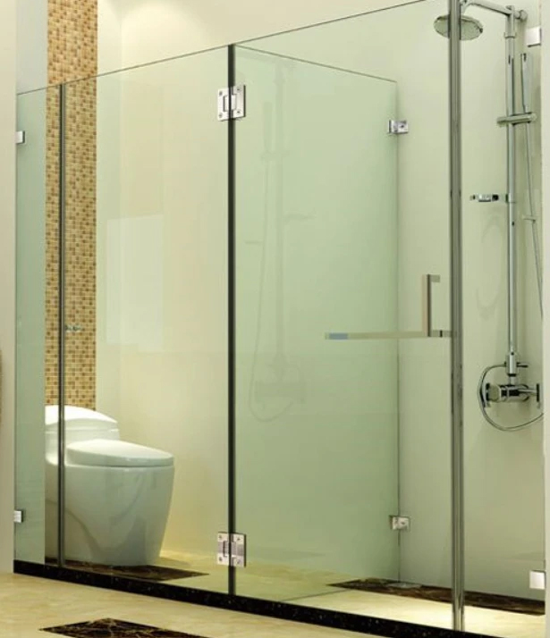 180 Degree Stainless Steel Shower Door Glass Hinge Door Bracket Hardware 