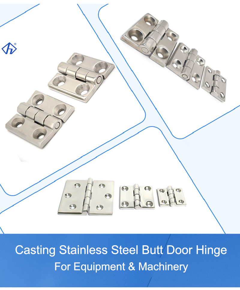 stainless machinery heavy duty hinge