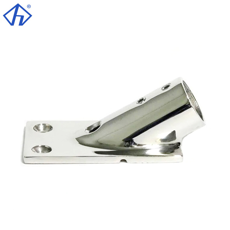 30 Degree Rectangle Stanchion Base Yacht Handrail Accessories