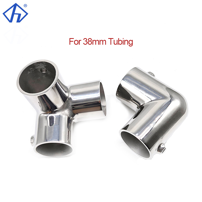 38mm Corner Tee Joint 3 Way Tube Fitting