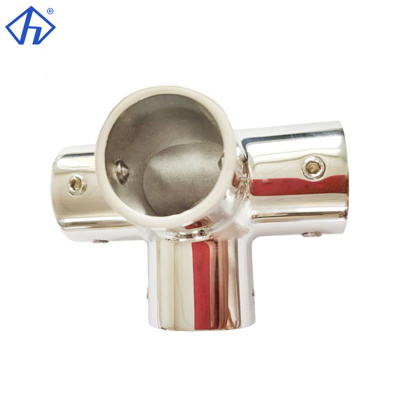 4 way corner joint tee pipe fitings