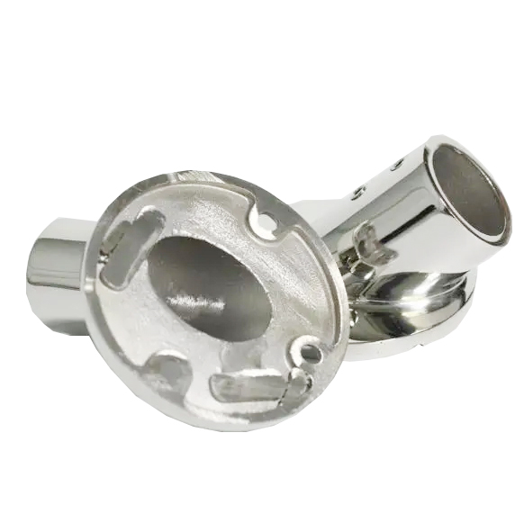 45 ° Round tube pipe Stanchion222532mm Marine