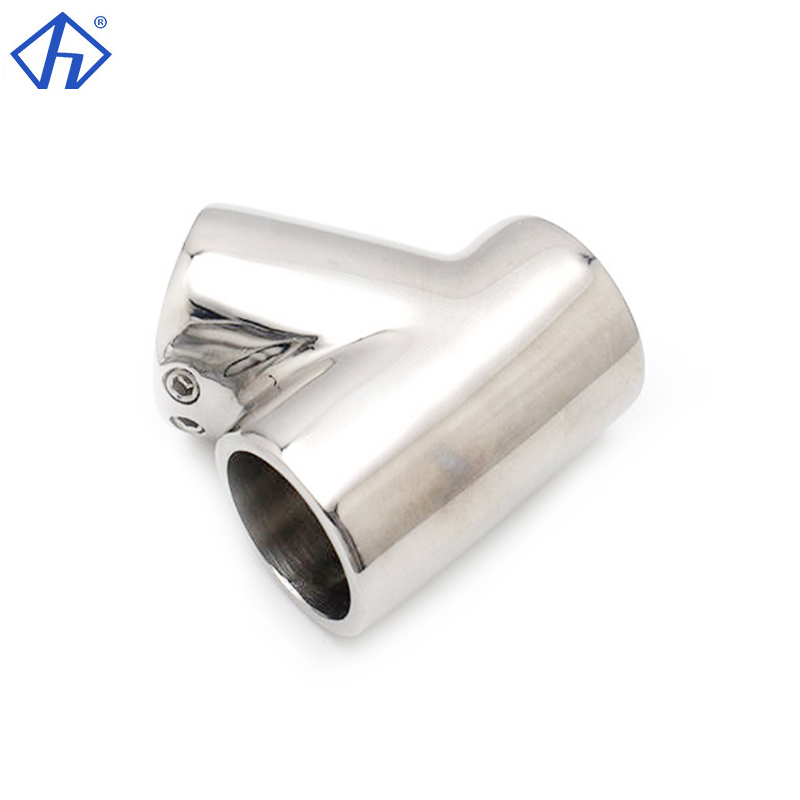 60 Degree Stainless Bimini Tee Joint