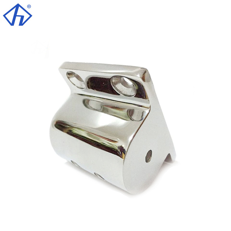 90 Degree Rectangle Stanchion Base for 1inch (22mm)Tube Casting Base Mount Hand Rail Fitting