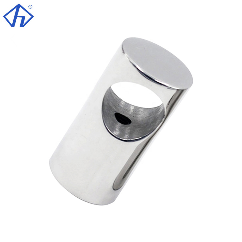 AISI316 Solid Central Handrail Support