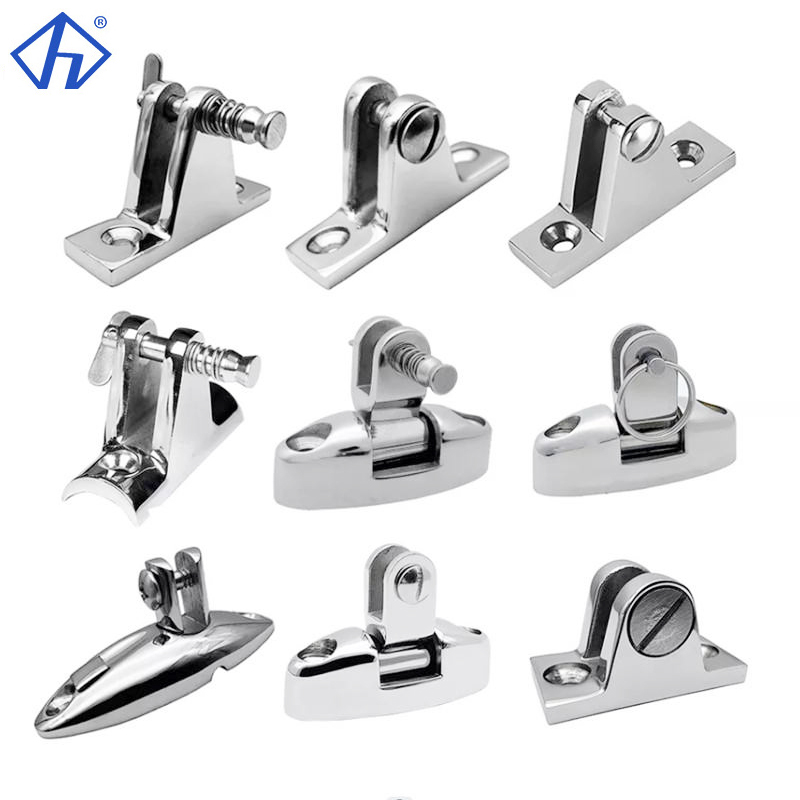 Casting Stainless Steel Deck Hinge Base Hinge bimini