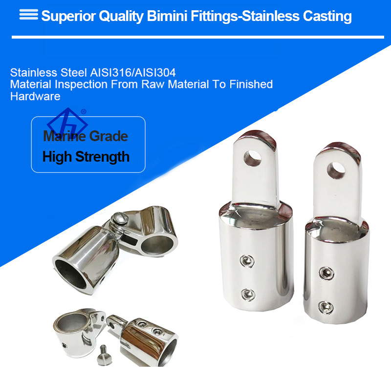 Casting Top Cap for bimini top