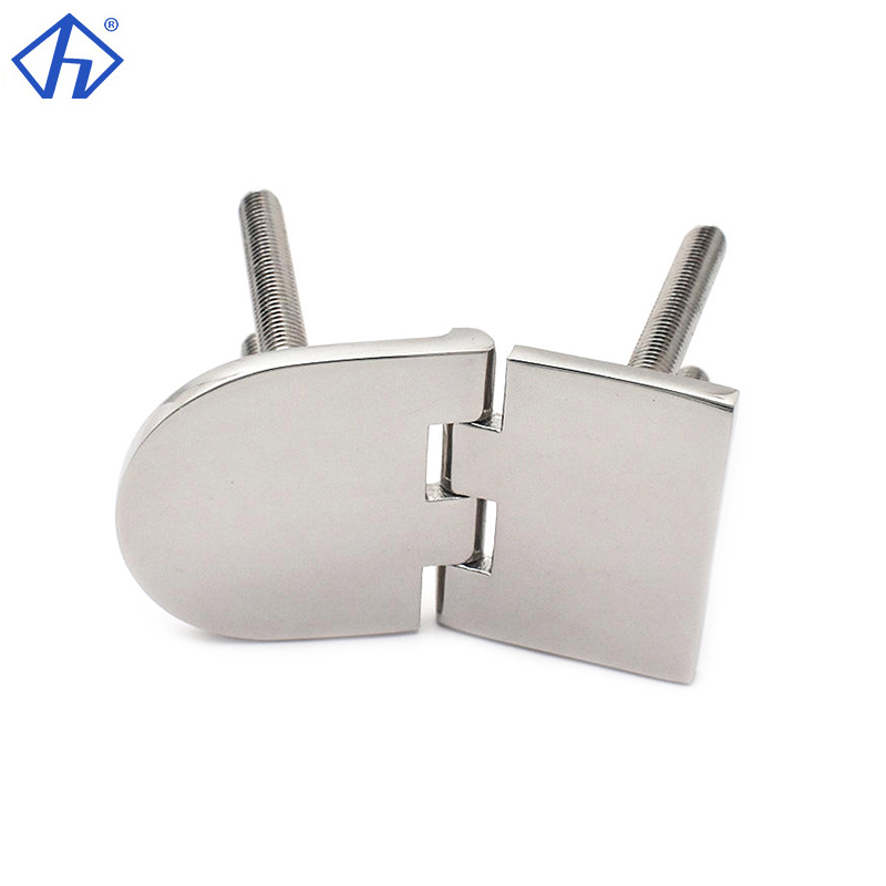 Hatch offset hinge with 4 thread stud