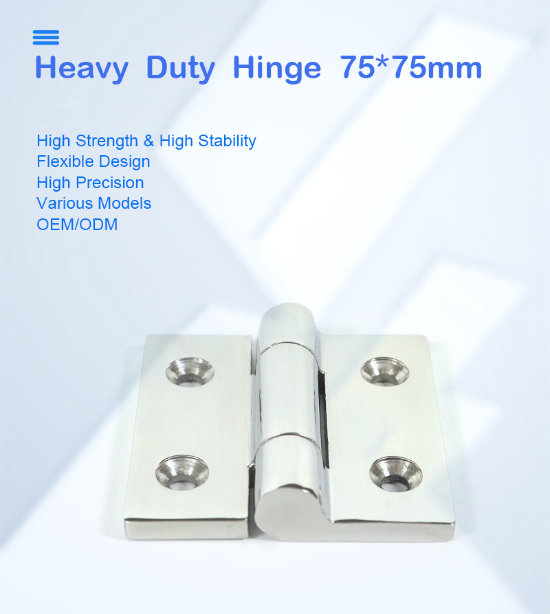 Hiever's Stainless Steel Industrial Hinges For Engineering Project Industry Heavy Duty Hinge 