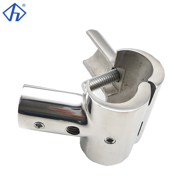 Hinged Jaw Slide With Bolt Bimini Stainless Rail Fitting