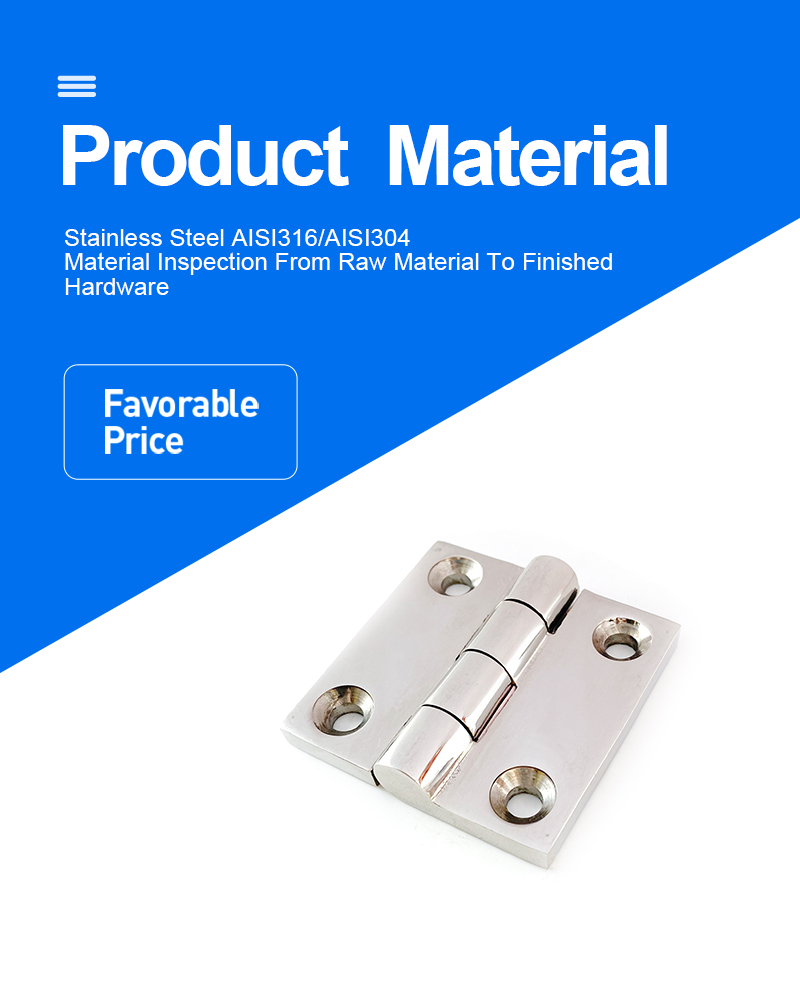Marine Grade Stainless Steel Hinge