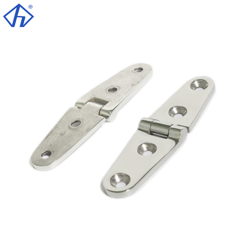Mirror Polished Strap Hinge Heavy duty Hinge