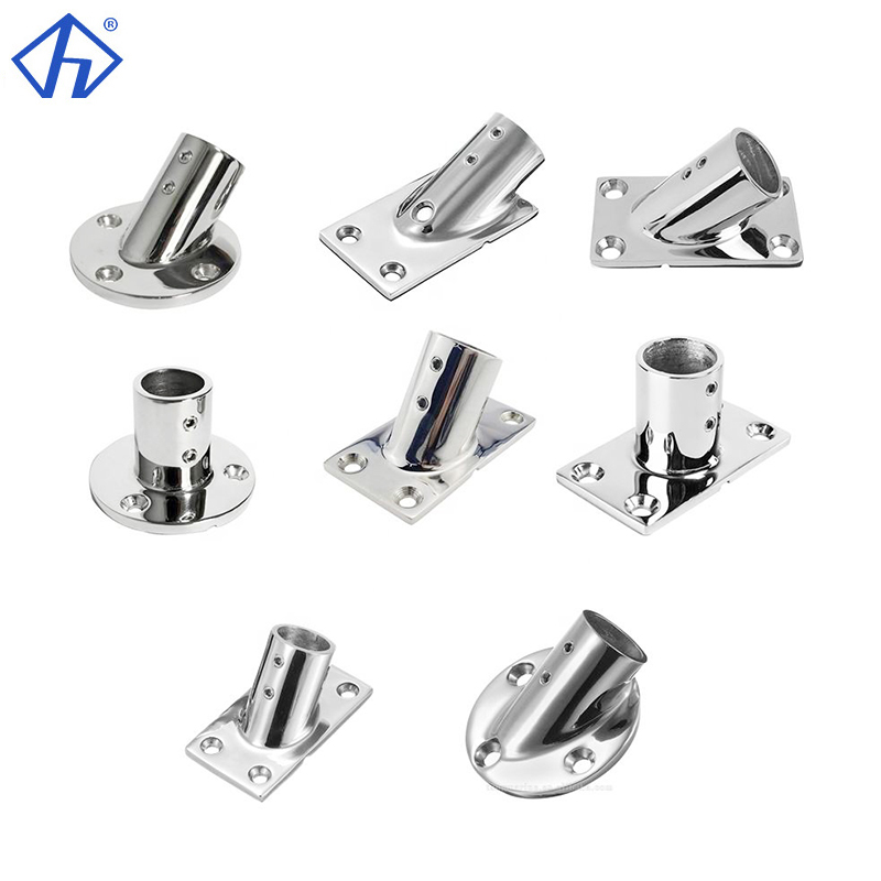 Rectangular Stanchion Base Hand Rail Fittings