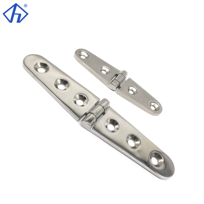 SS316 long strap hinge heavy duty boat yacht dock hinge