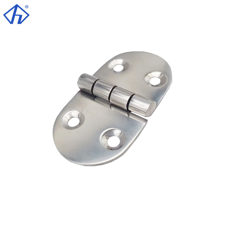 Stamped Four-Hole Oval Hinge Wholesale Stainless Steel Hinges Strap Hinge