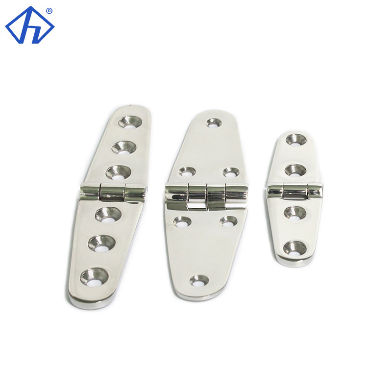 Strap Hinge Investment Casting Stainless Steel Hinge Mirror Polished Door Hinge