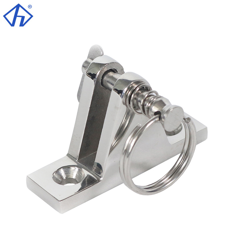 canvas top hinge with spring load pin