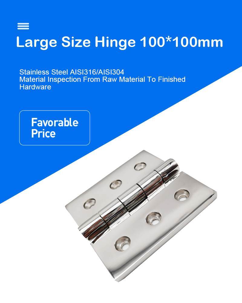 large size heavy duty industrial hing for heavy industrial doors
