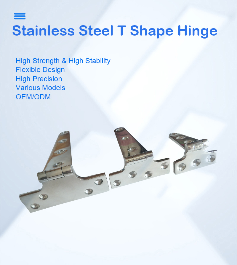 stainless steel T-shape hinge for gates