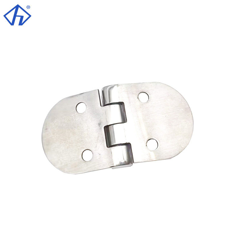 stamped oval hinge with a polished surface produced by Hiever