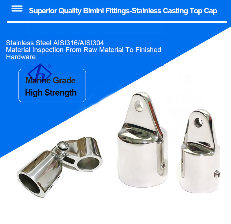 staniless Top Cap canvas top fittings