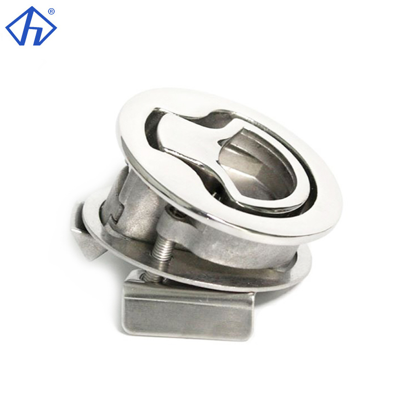 AISI316 Flush Slam Latch Pull Handle For Cabinet Hatch Locker