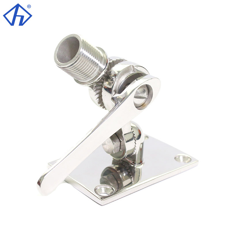 Adjustable Boat Ratchet Atenna Mount Dual Ratchet