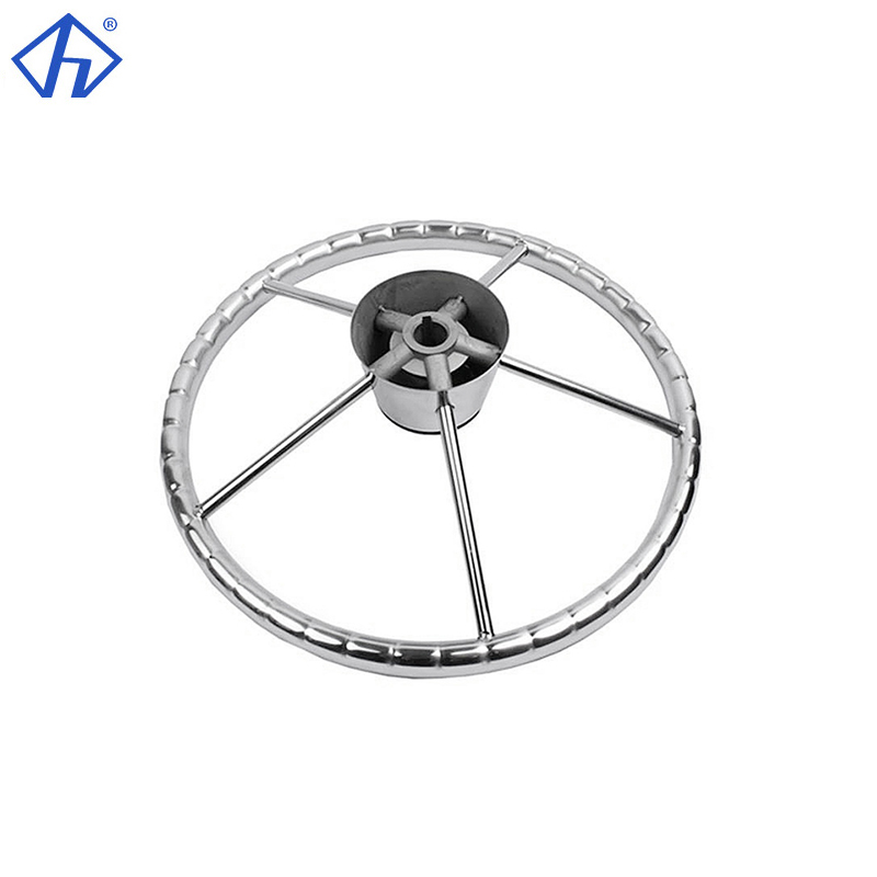 Boat Wtreering Wheel 5-Spoke 25 Degree Steering Wheel Marine Boat Accessories