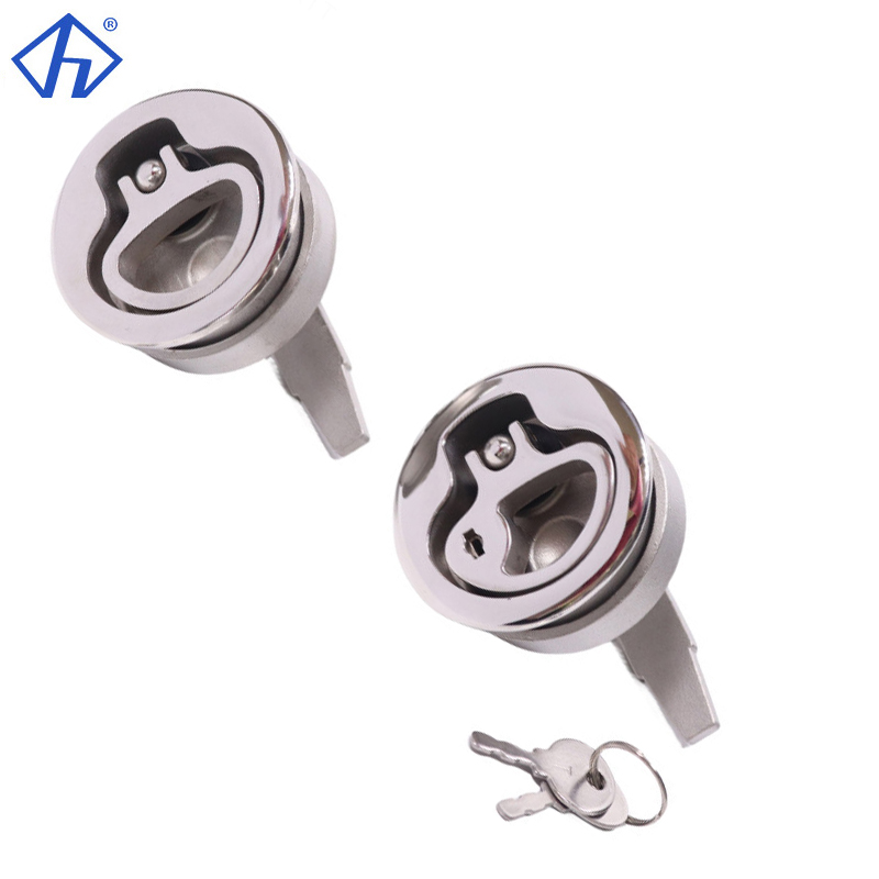 Casting SS316 Round Hatch Handle Latch