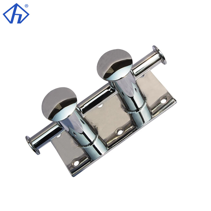 Double Cross Bollard Cleat Rope Bollard Mooring Cleat