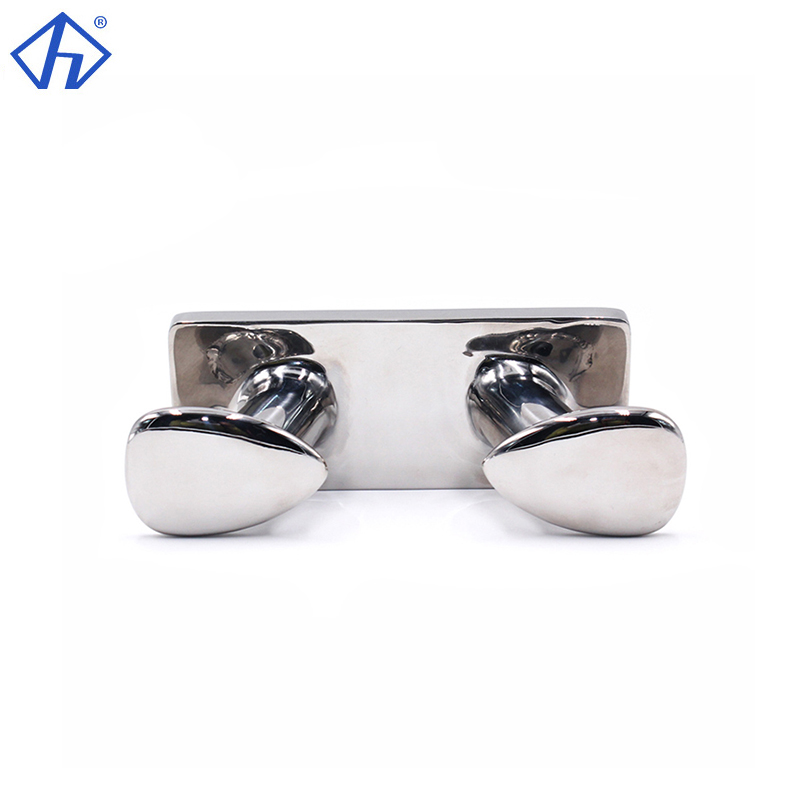 Double Horn Bollard For Yacht Cleat Guide Pile Cable Seat