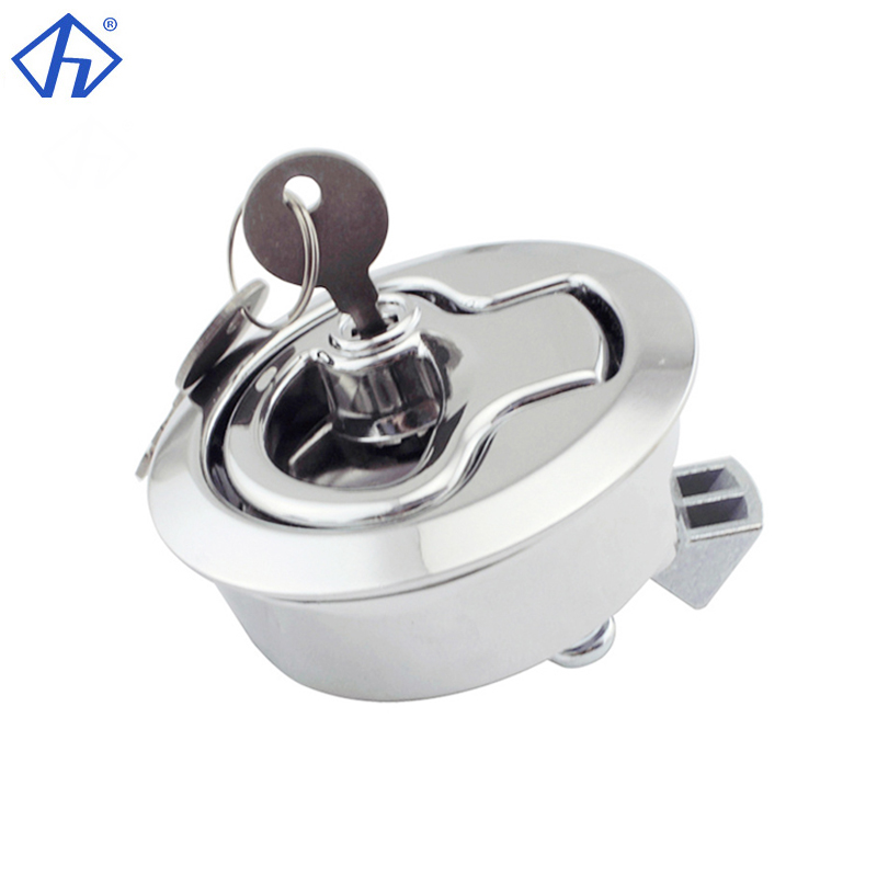 Durable Stainless Flush Lift Latch With Locking Key