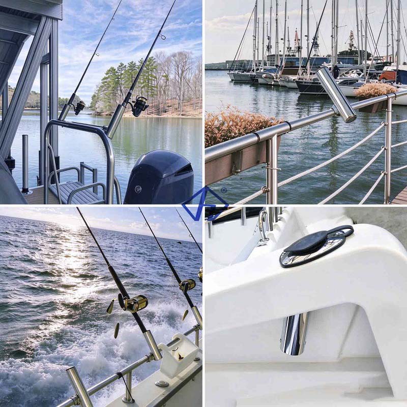 Fishing rod stainless yacht parts SS316 boat harward