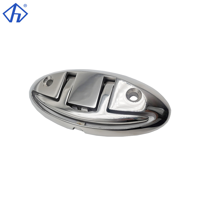 Folding Spring-Up Cleat Heavy Duty Thru-Bolt Pull Up Deck Cleat