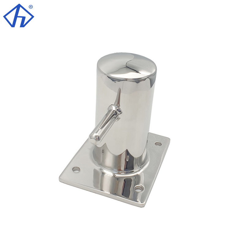 Heavy Duty Stainless Steel Cross Bollard Mooring Bit Single Cross Bollard Boat Cross Bollard Cleat
