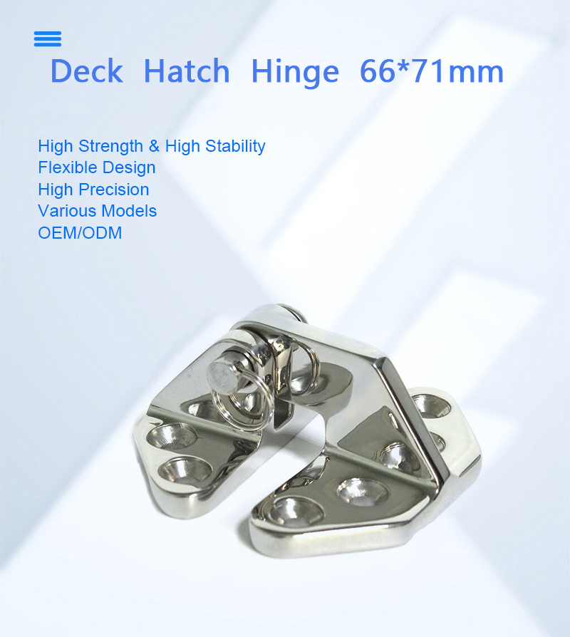 Hiever's Stainless Steel Marine Grade Deck Hatch Hinge
