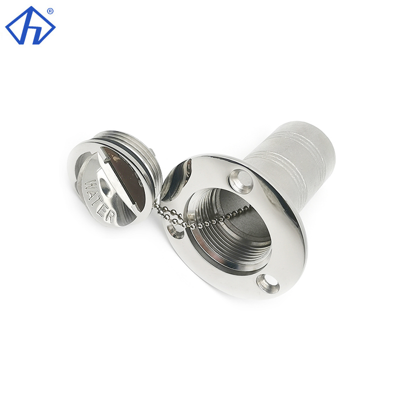 Marine Boat Deck Fill SS316 Diesel Fuel Water Tank Deck Fill Filler With Keyless Cap