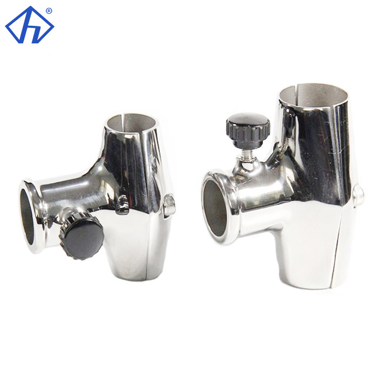 Marine Stainless Steel Rail Mount Flagpole Holder fittings