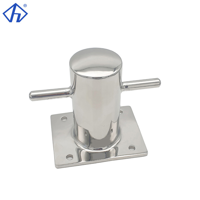 Precision Casting Stainless Steel Cross Bollard Mooring Bit Single Cross Bollard Boat Cross Bollard Cleat-Hiever