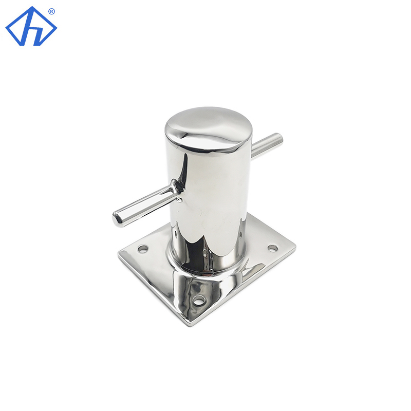 Precision Casting Stainless Steel Cross Bollard Mooring Bit Single Cross Bollard Boat Cross Bollard Cleat