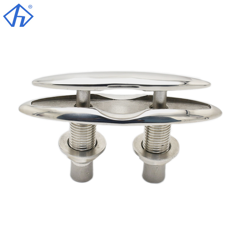 Retractable Pull Up Stainless Steel Cleat Pop Up Cleat Boat Flush Mooring Cleat