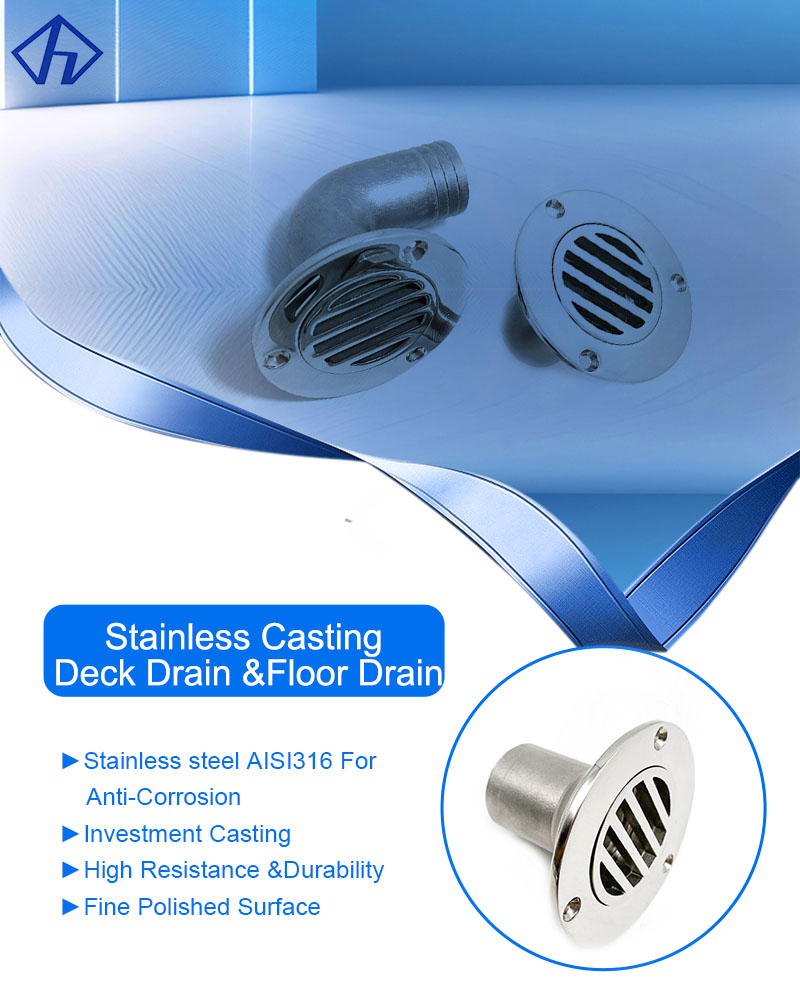 Stainless Casting Deck Drain