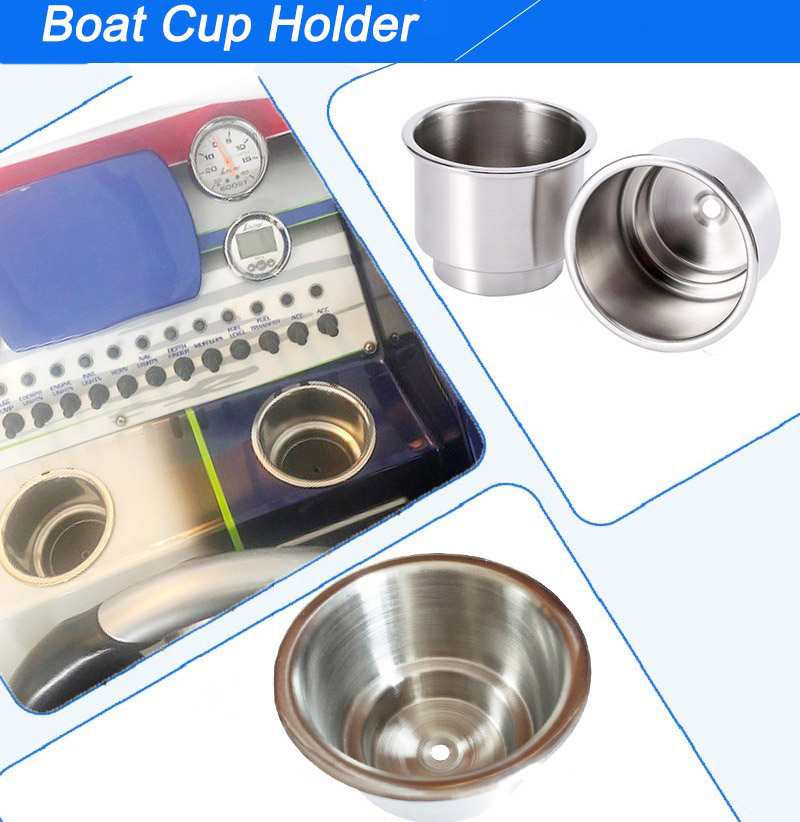 Stainless Cup Holder For Car Camper RV Marine Accessory