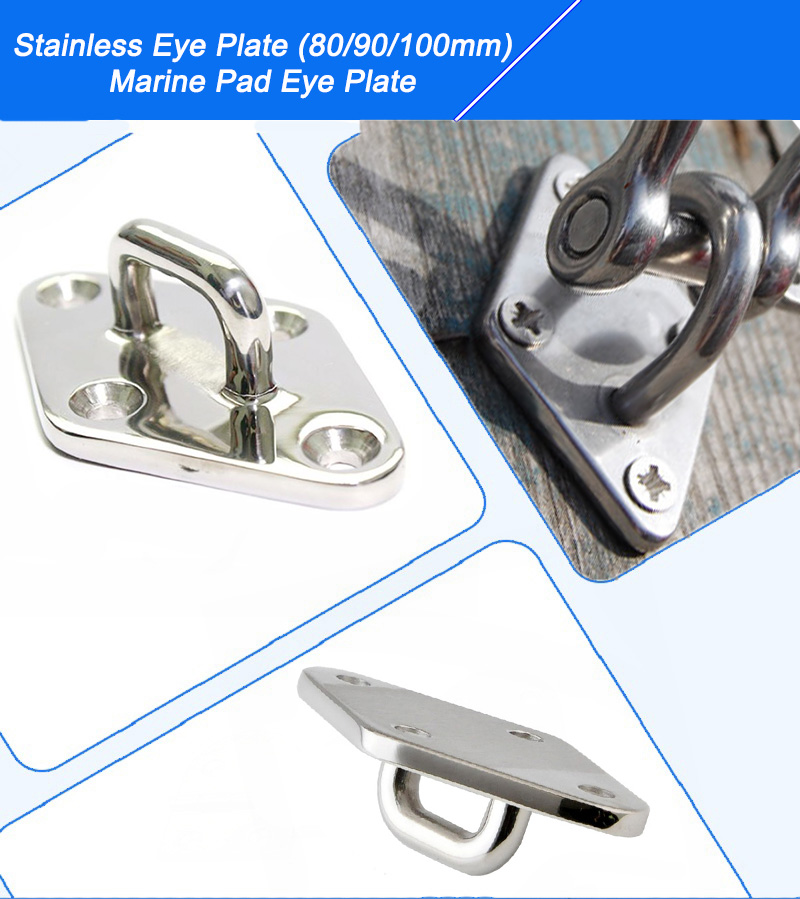 Stainless Eye Plate Boat Pad Eye Plate