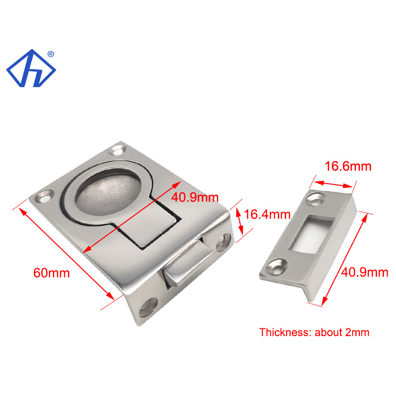 Stainless Flush Pull Lifting Ring Door Pull