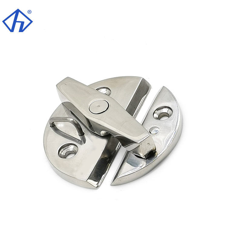 Stainless Polished Round Door Button
