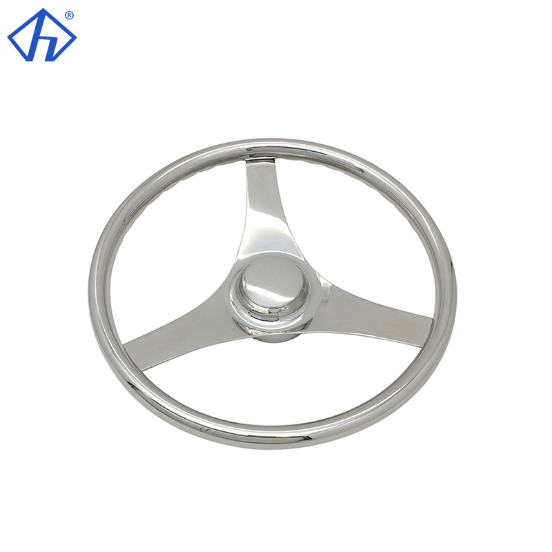 Stainless Steel 316 Comfort Grip Power Boat Steering Wheel Steering Wheels Marine Hardware