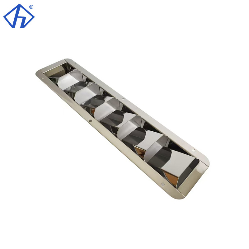 Stainless Steel Boat Slots Ventilation Louvered Vent Louvered Ventilator For Yacht-Can Be customized