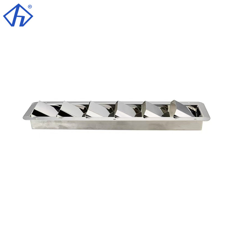 Stainless Steel Boat Slots Ventilation Louvered Vent Louvered Ventilator For Yacht-Hiever